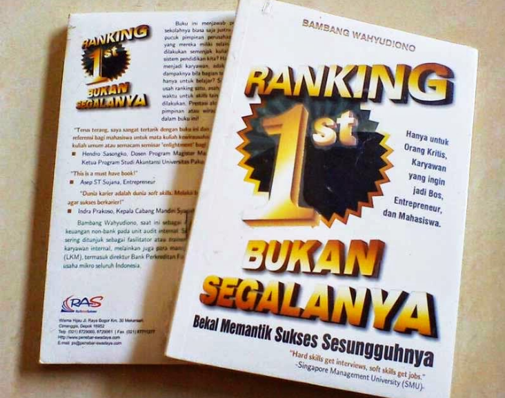 contoh resensi buku non fikisi rangking 1 bukan segalanya