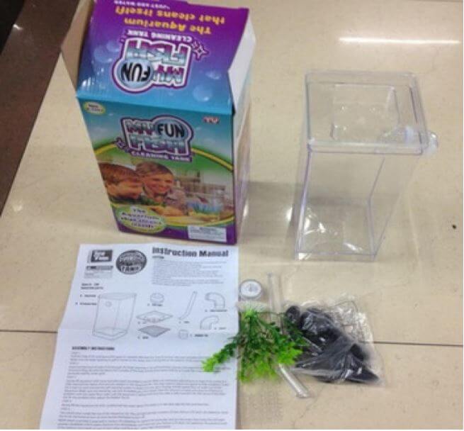 Jual Aquarium Mini Harga Murah Goldfish Mini Tank Filter My Fun Fish