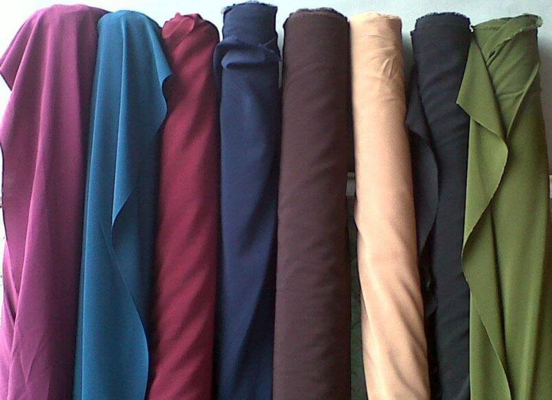 Kekurangan bahan kain wolfis atau woolpeach