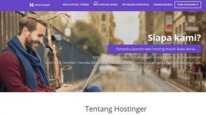 Tentang Hostinger