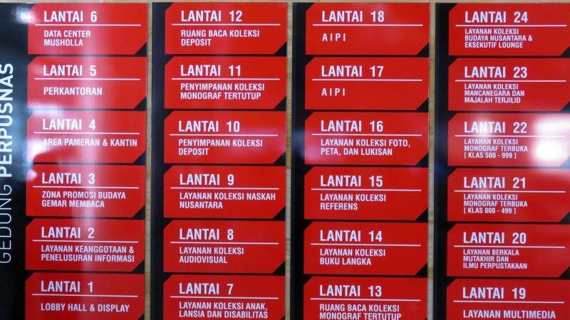 Perpustakaan Nasional Indonesia - Fasilitas Perpusnas